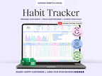 Habit Tracker – Daily Plan – Excel / Google Sheets Template