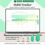 Habit Tracker – Personal – Excel / Google Sheets Template