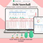 Debt Payoff Tracker - Home - Excel / Google Sheets Template