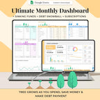 Budget Dashboard - Individuals - Google Sheets Template