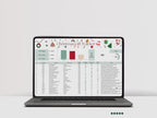 Gift Tracker For Holidays - Excel / Google Sheets Template
