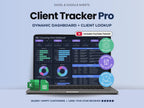 Client Tracker – Small Biz – Excel / Google Sheets Template